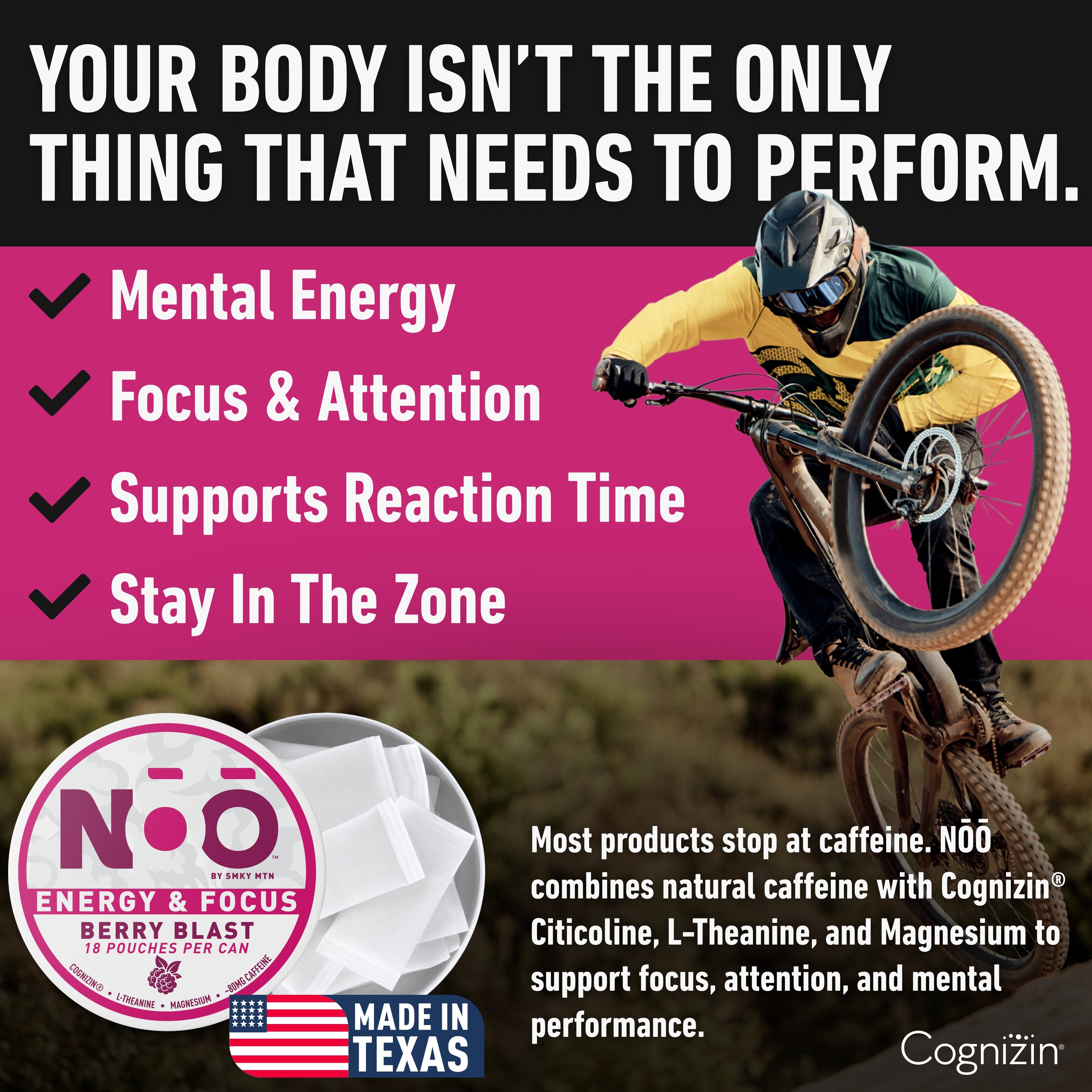 Berry Blast Energy & Focus Pouches