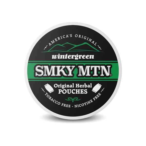 smokey mountain tobacco free pouches near me Mountain, Smokeless Snuff, Wintergreen, Herbal Alternative Outdoors! Wintergreen Caffeine-Free Pouches | Smokey
