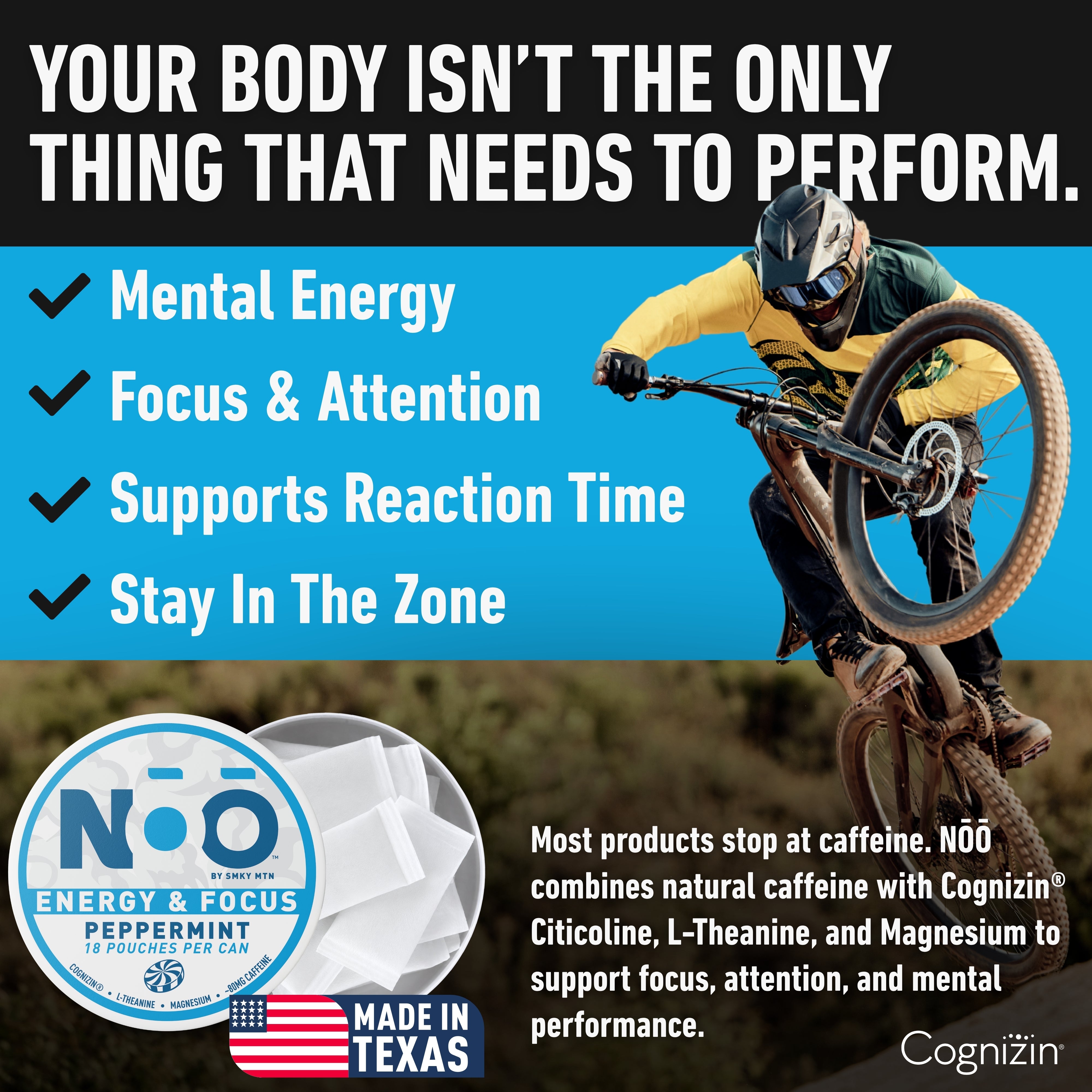 Peppermint Energy & Focus Pouches