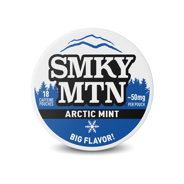 Smky MTN Arctic Mint product packaging on a white background