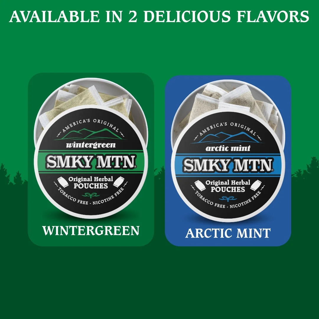 smokey mountain tobacco free pouches near me Caffeinated - Peach - and Nicotine Free - 1 Can Outdoors! Smokey Mountain Caffeinated Pouches -