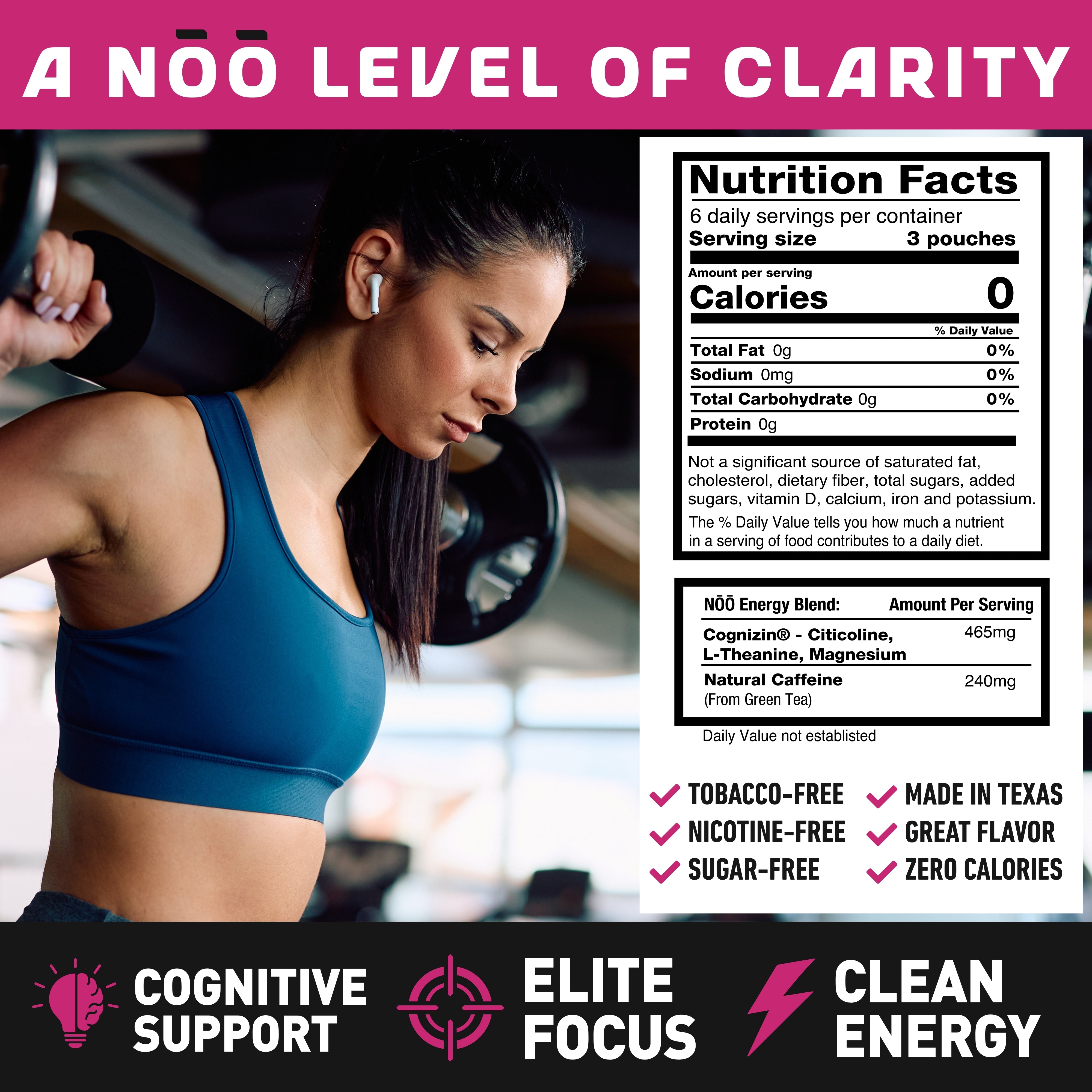 Berry Blast Energy & Focus Pouches